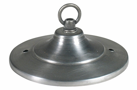 Small Natural Tin Ridged Ceiling Plate 4.5