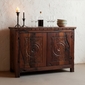 Small Old World Carved Mesquite Buffet