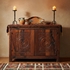 Small Old World Carved Mesquite Buffet