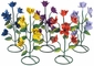 Small Painted Metal Roses - 16
