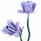 Small Painted Metal Roses - 16