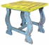 Small Painted Wood Table Set with 2 Chairs