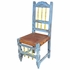 Small Painted Wood Table Set with 2 Chairs