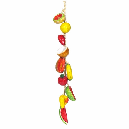 Small Paper Mache Fruit Ristra
