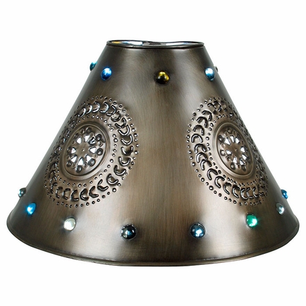 Small Punched Marble Shade