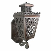 Small Punched Tin Colonial Wall Sconce