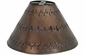 Small Punched Tin Lamp Shade