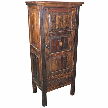 Small Reclaimed Wood Cupboard or Pantry with Two Shelves