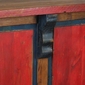 Small Red Painted Wood Bar