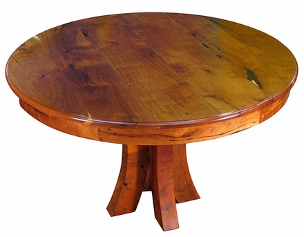 Small Round Mesquite Table