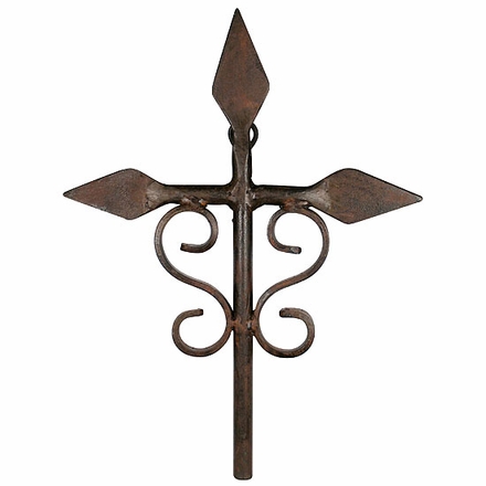 Small Rustic Iron Spade Cross