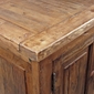 Small Rustic Old Wood Armoire - 2 Doors and 4 Drawers