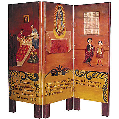 Small Screen with Religious Scene