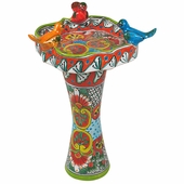 Small Talavera Birdbath