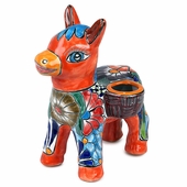 Small Talavera Burro Pot