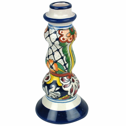 Small Talavera Candlestick
