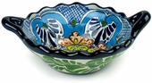 Small Talavera Cazuela Bowl - Margarita Pattern