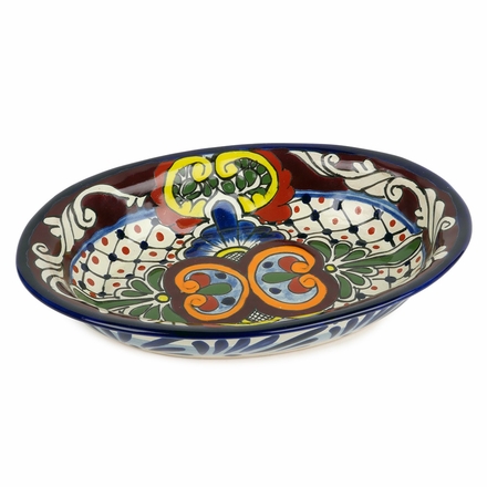 Small Talavera Oval Serving Dish