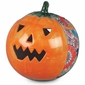 Small Talavera Pumpkin Jack o Lantern