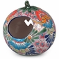 Small Talavera Pumpkin Jack o Lantern