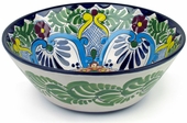 Small Talavera Round Serving Bowl - Margarita Pattern