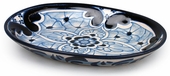 Small Talavera Sauce Dish - Blue & White