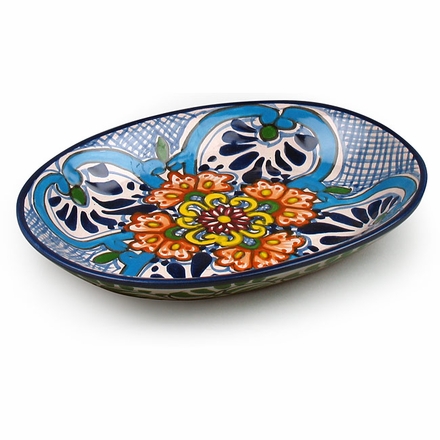 Small Talavera Sauce Dish - Margarita Pattern