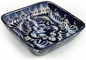 Small Talavera Square Casserole Dish - Blue & White