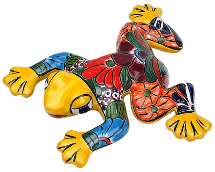 Small Talavera Wall Frog