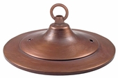 Small Tin Ridged Ceiling Plate 4.5" Dia.