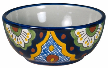 Small Traditional Talavera Cereal Bowl