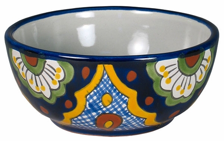 Small Traditional Talavera Cereal Bowl