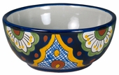 Small Traditional Talavera Cereal Bowl