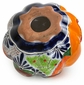 Smiling Talavera Jack-o-Lantern Pumpkin