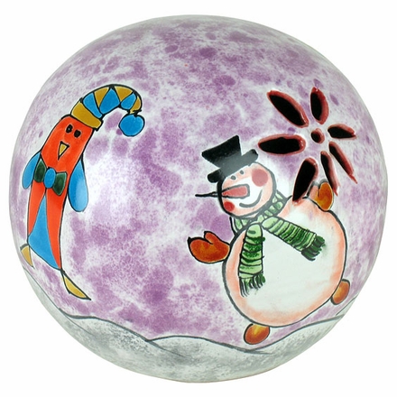 Snowman Christmas Globe