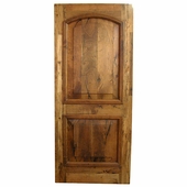 Solid Mesquite Arched Door