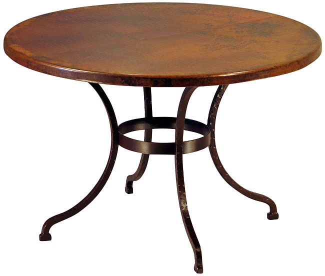 Sonoran Copper Top Bistro or Dining Table