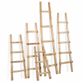 Southwest Kiva Ladders - Rustic Log Blanket Ladders