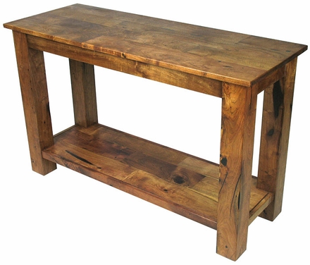 Southwest Mesquite Sofa Table