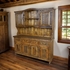 Southwest Ranch Rustic Wood China Hutch
