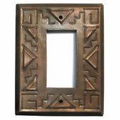Southwest Rocker Switchplate - Aged Tin