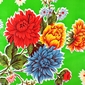 Square Mexican Oilcloth Tablecloth 48