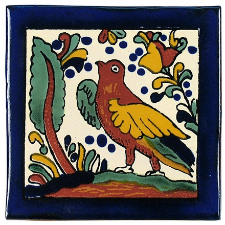 Talavera Bird Tile - PP2137 - 15 Tiles