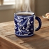 Talavera Blue & White Coffee Mug