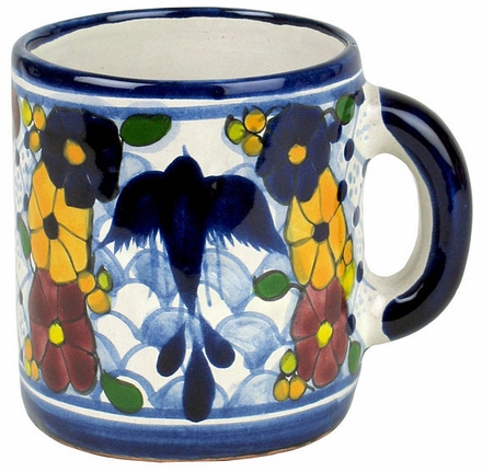 Talavera Bougainvillea Swallow Mug
