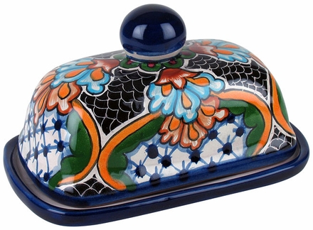 Talavera Butter Dish - Dolores Pattern