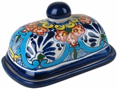 Talavera Butter Dish - Margarita Pattern