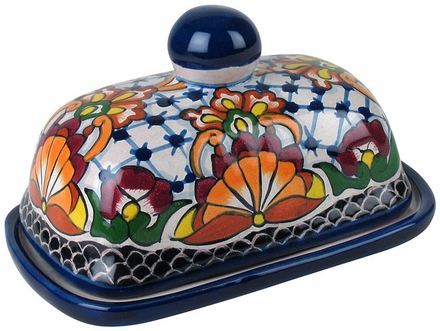 Talavera Butter Dish - Rosario Pattern