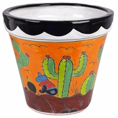 Talavera Cactus Pot
