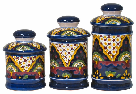 Talavera Canisters - Set of 3